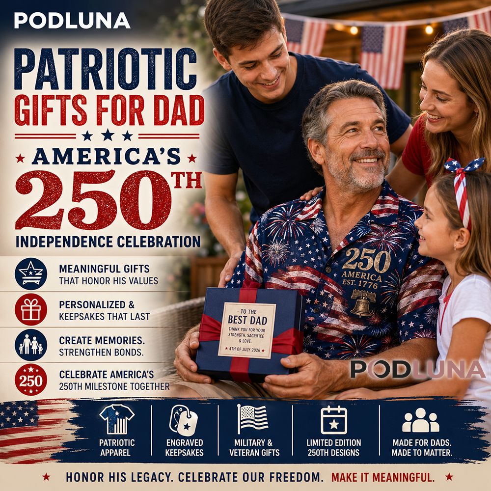Why Patriotic Gifts Matter for Dads During America’s 250th Independence Celebration2
