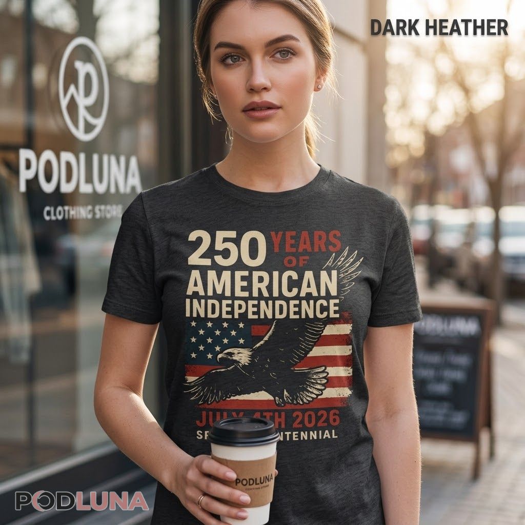 America 250th Anniversary Freedom Celebration Patriotic Shirt