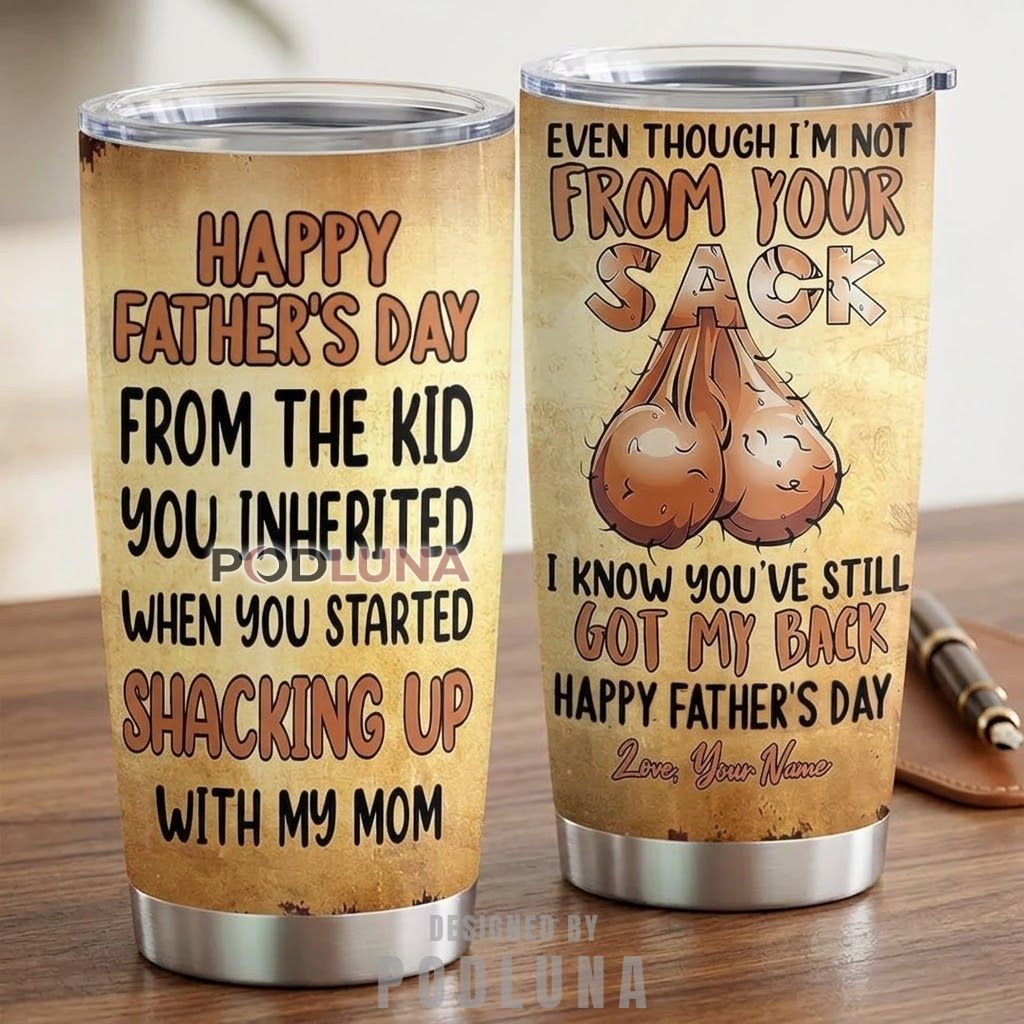 Funny Stepdad Tumbler Personalized Gift From Stepkid Father’s Day