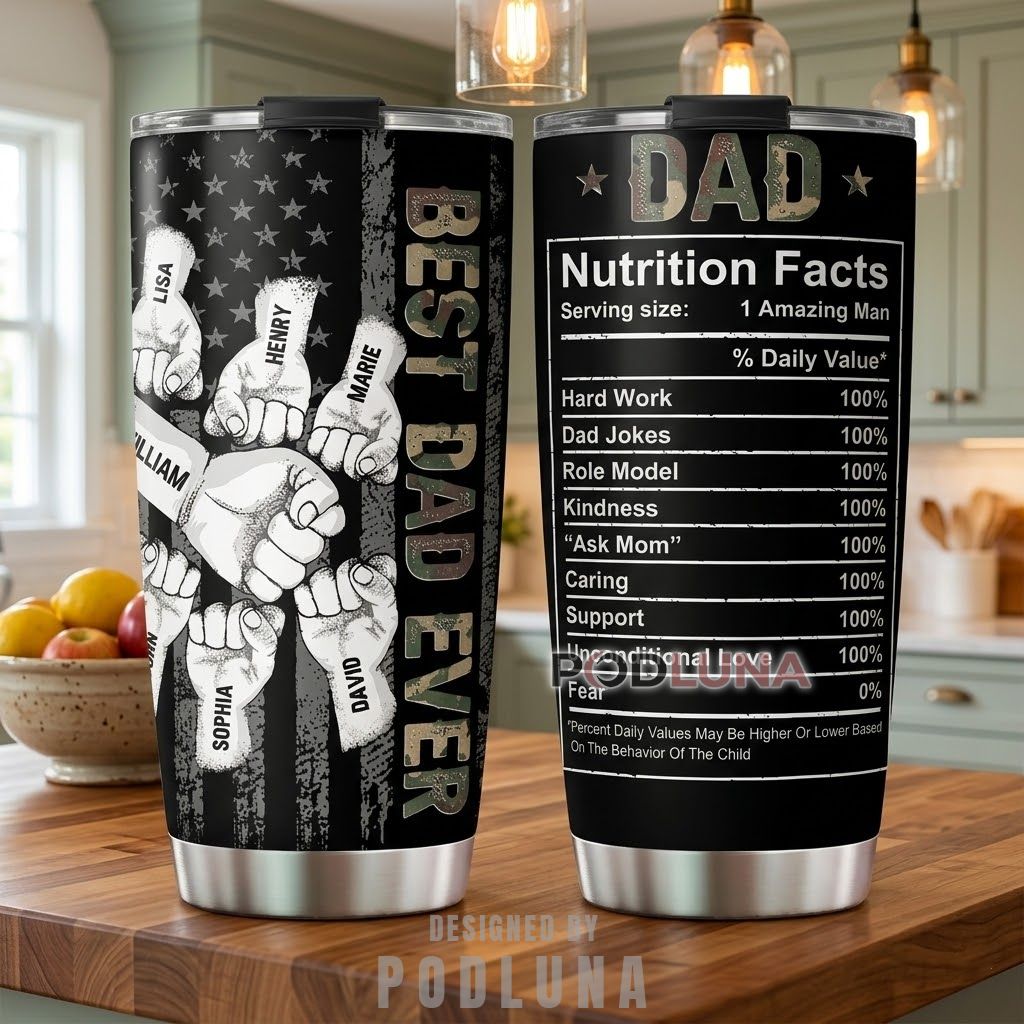 Personalized Dad And Son Tumbler I Asked God For A Best Friend He Sent Me My Son
