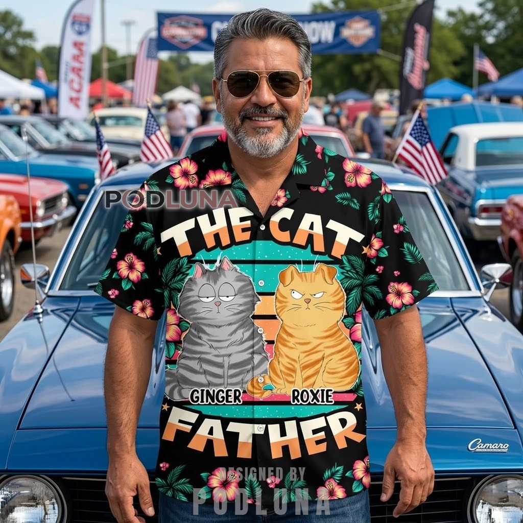 Personalized Dad The Man The Myth The Legend Hawaiian Shirt