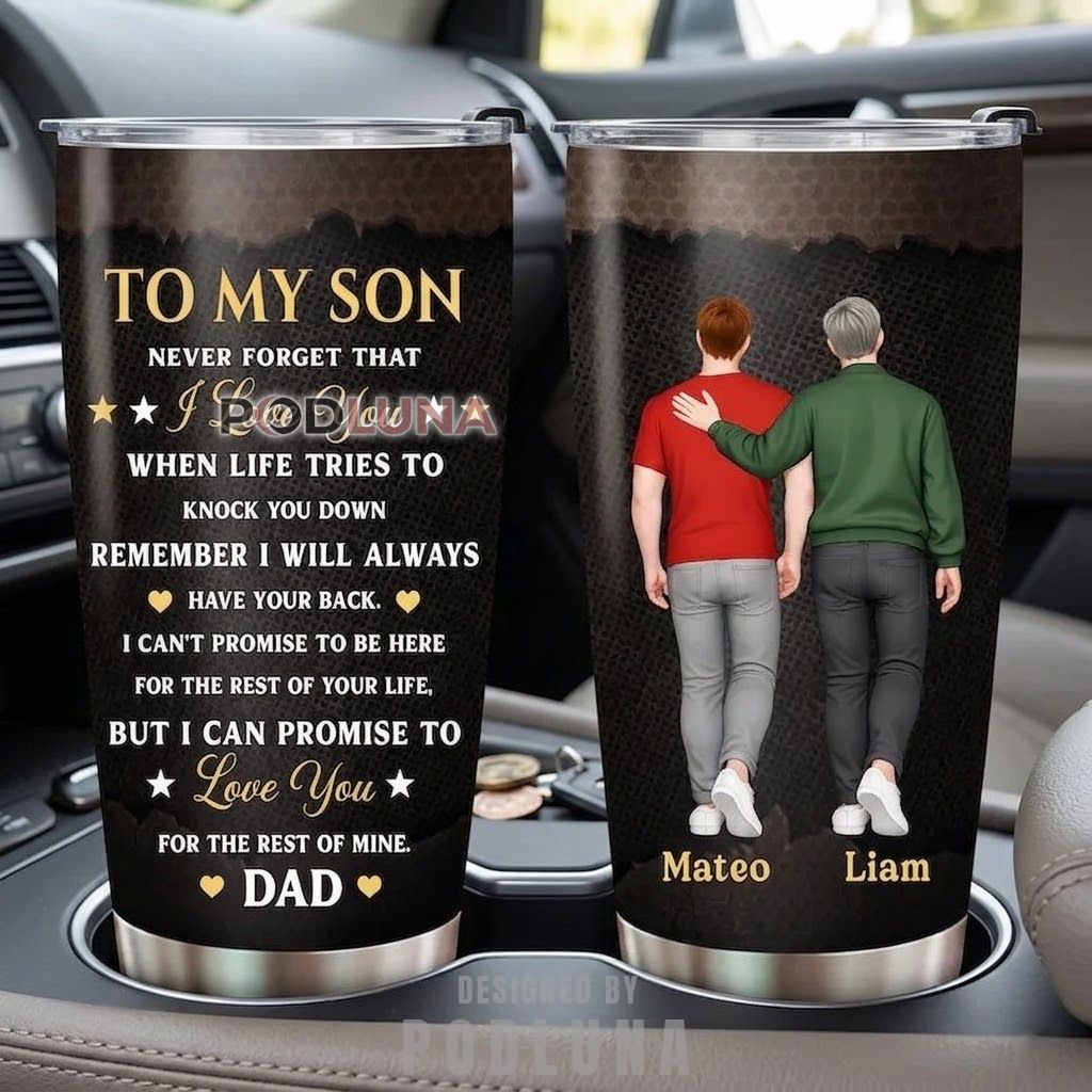 Personalized First Dad Now Grandpa Tumbler