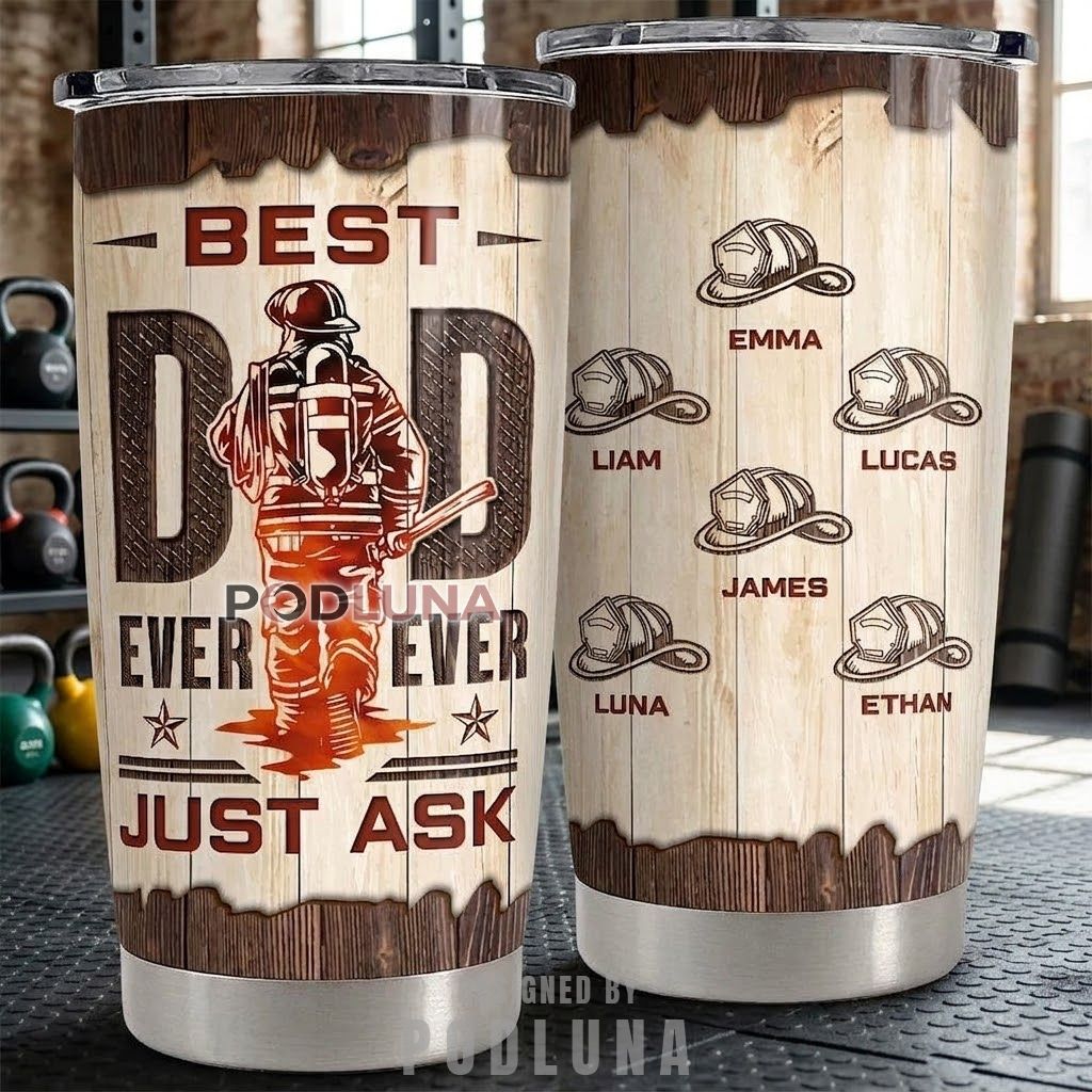 Personalized Golf Dad Tumbler Best Dad By Par Gift For Golf Lovers