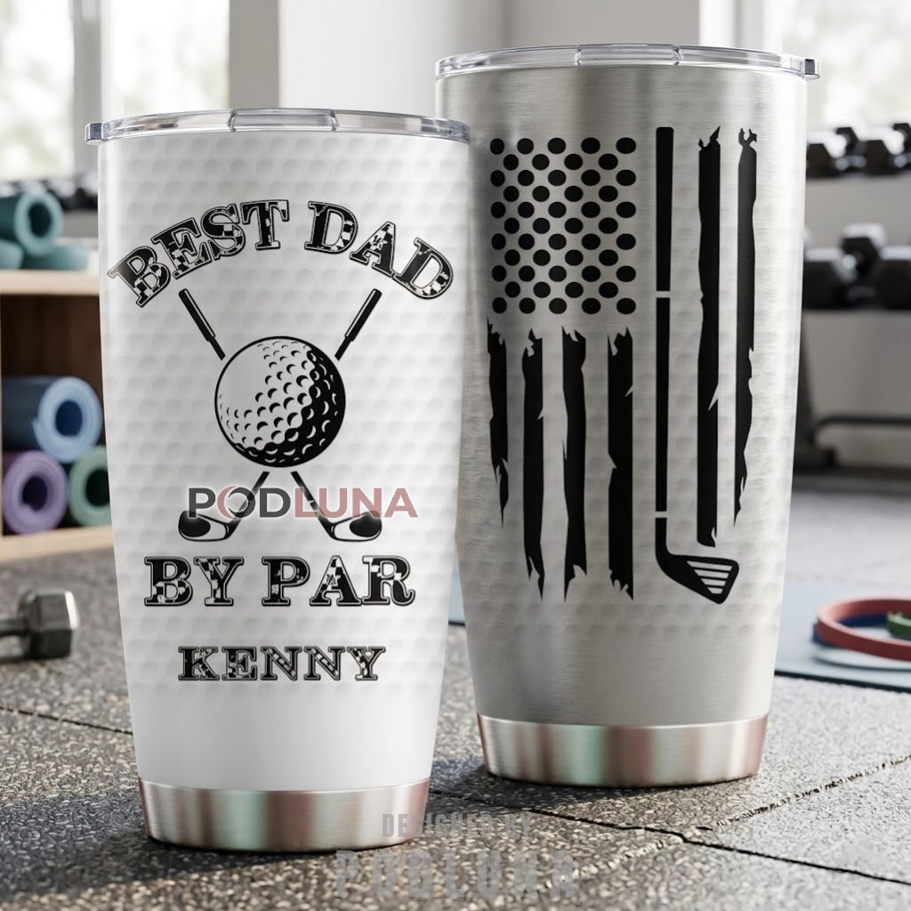 Personalized Basketball Dad Tumbler Way Cooler Father’s Day Gift