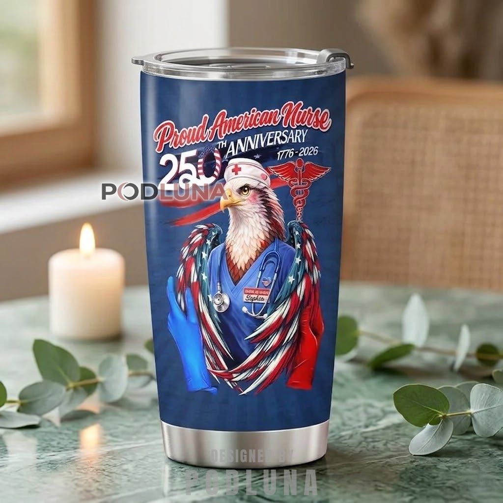 Personalized 1776 Patriotic Tumbler 20oz Free 250 Years Remain Free Family Cup