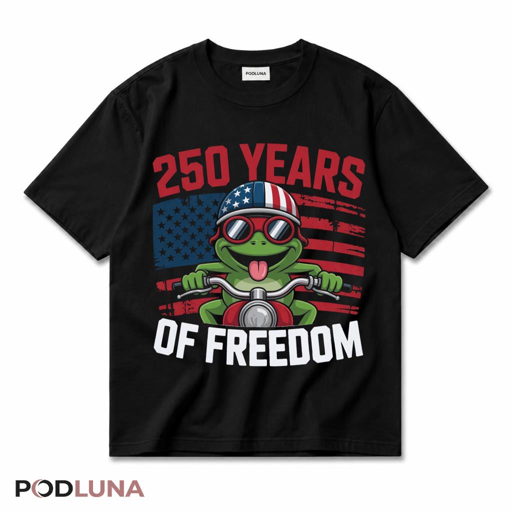 American Rider Freedom For All Patriotic Motorcycle Biker Shirt