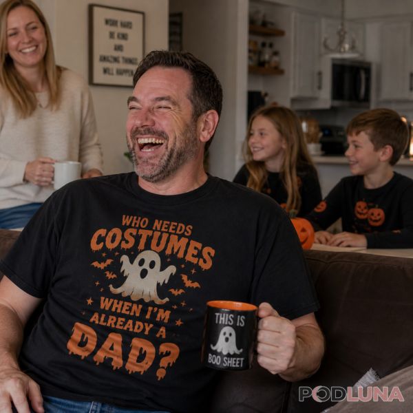 Funny Halloween Gift For Dad Laughing Moment