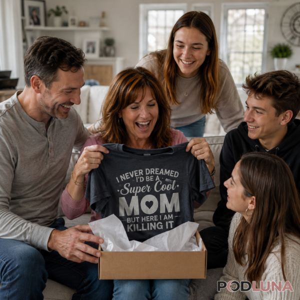 Funny Personalized Gift For Mom Family Laughing Moment