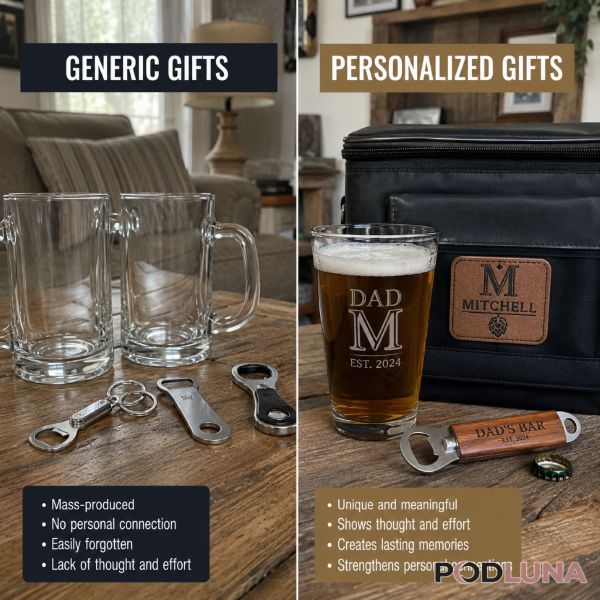 Generic Beer Gifts Compared To Thoughtful Personalized Gifts