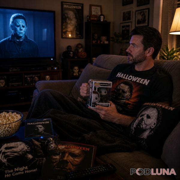 Horror Themed Halloween Gift For Dad Movie Night