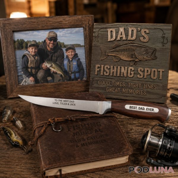 Personalized Fishing Gift For Dad