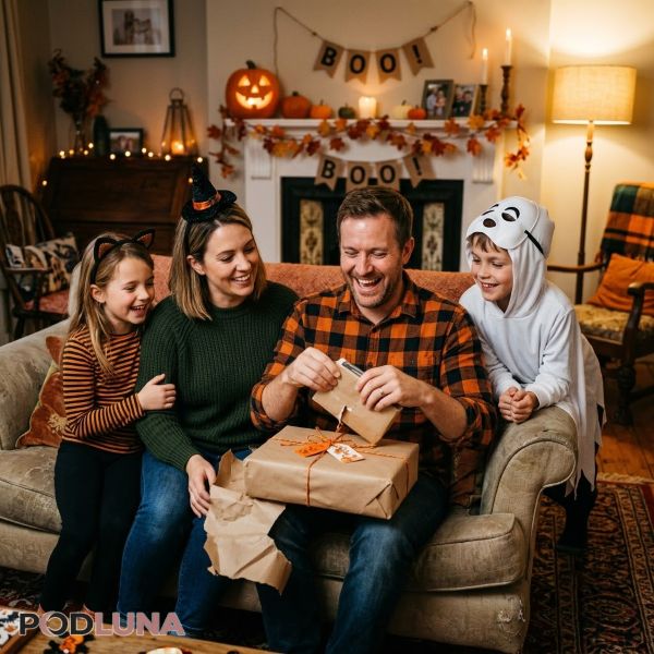 How to Choose the Right Halloween Gift for Dad 16 Presenting A Halloween Gift To Dad Family Moment