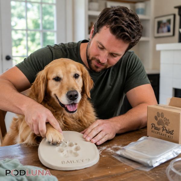 Sentimental Dog Dad Keepsake Gift At Home
