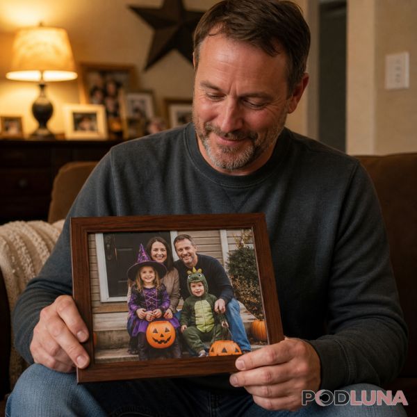 Sentimental Halloween Gift For Dad Family Memory