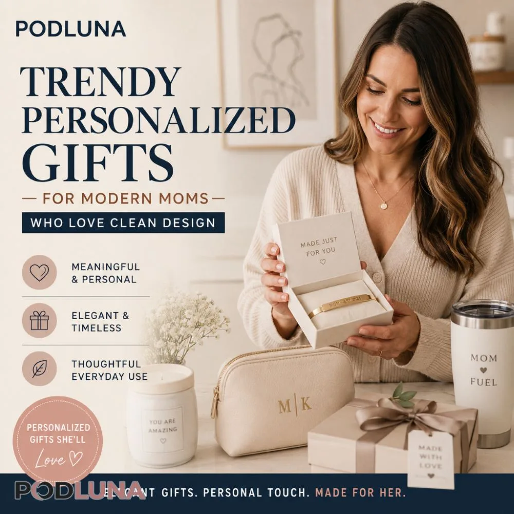 Trendy Personalized Gifts for Modern Moms Who Love Clean Design