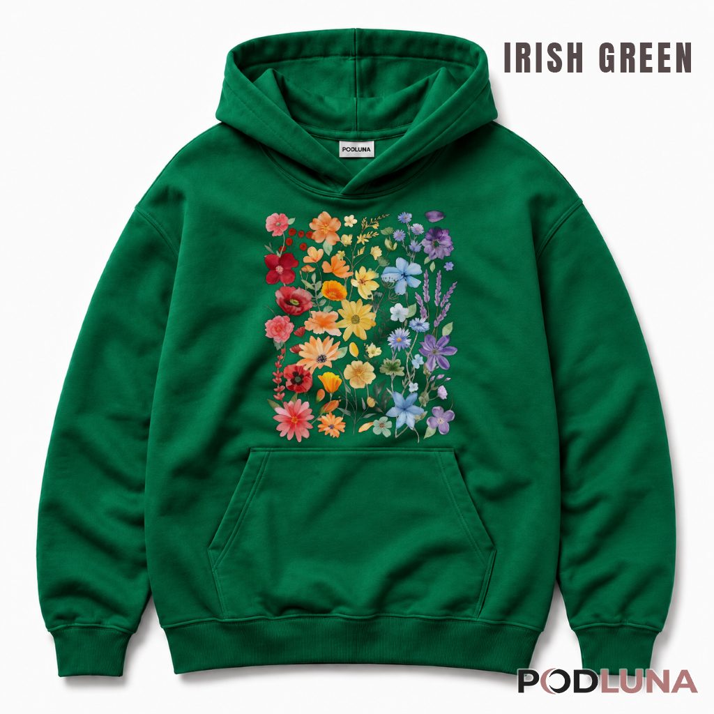 Gay Pride Wildflowers Hoodie Gay Pride Wildflowers Hoodie