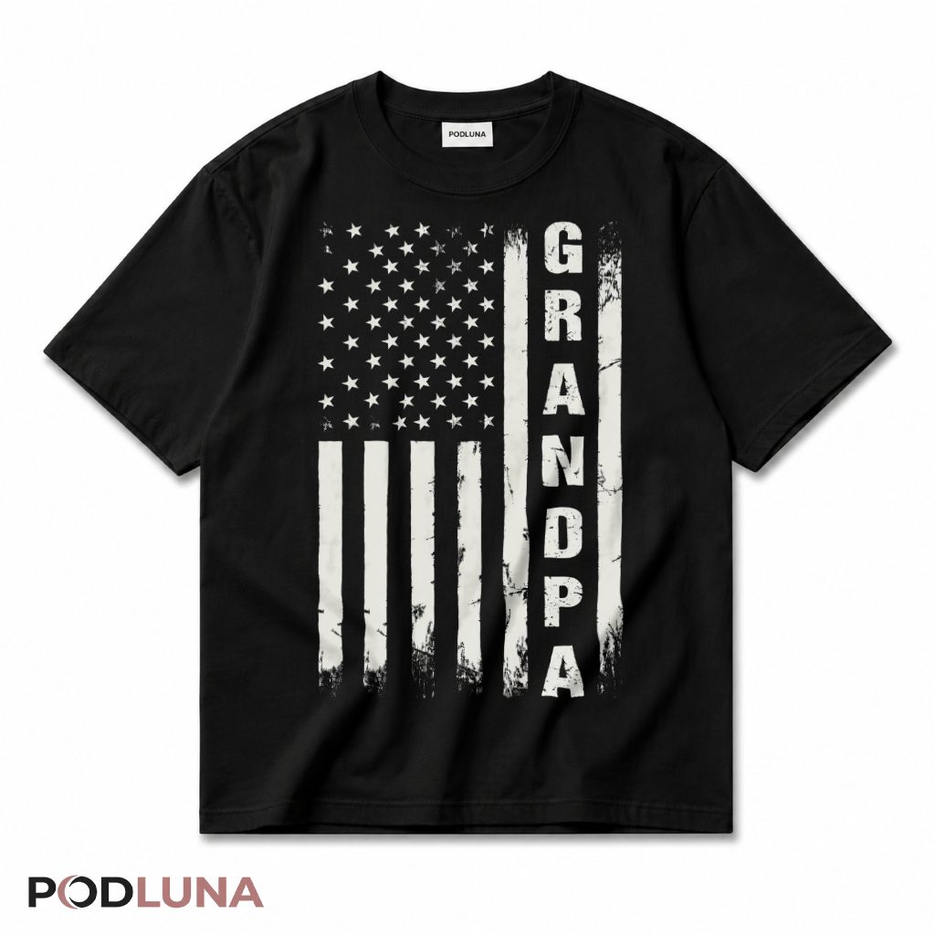 Grandpa Bear Arrow Cute Grandfather Family Gift Shirt