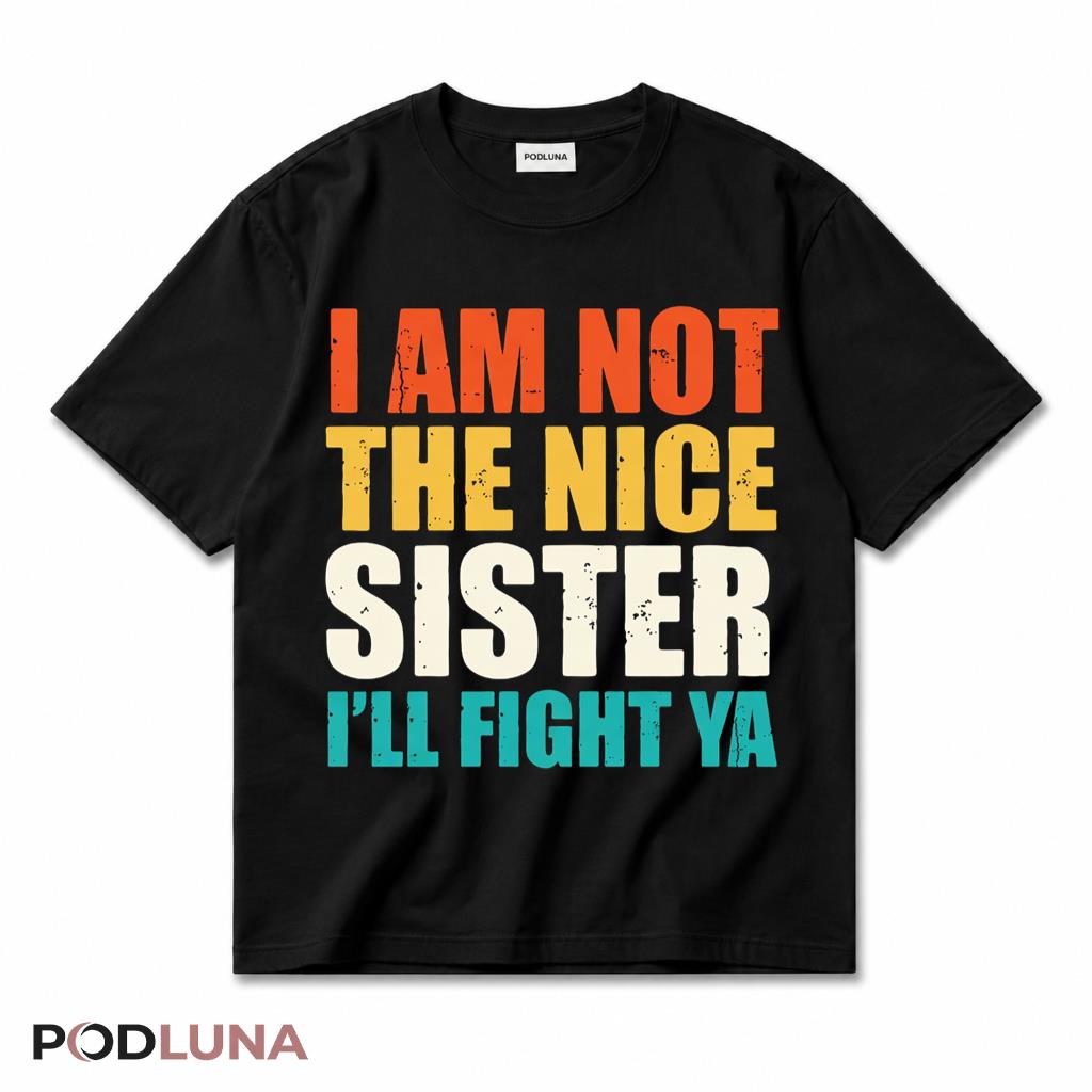 I Am Not The Nice Sister I Will Fight Ya T-Shirt