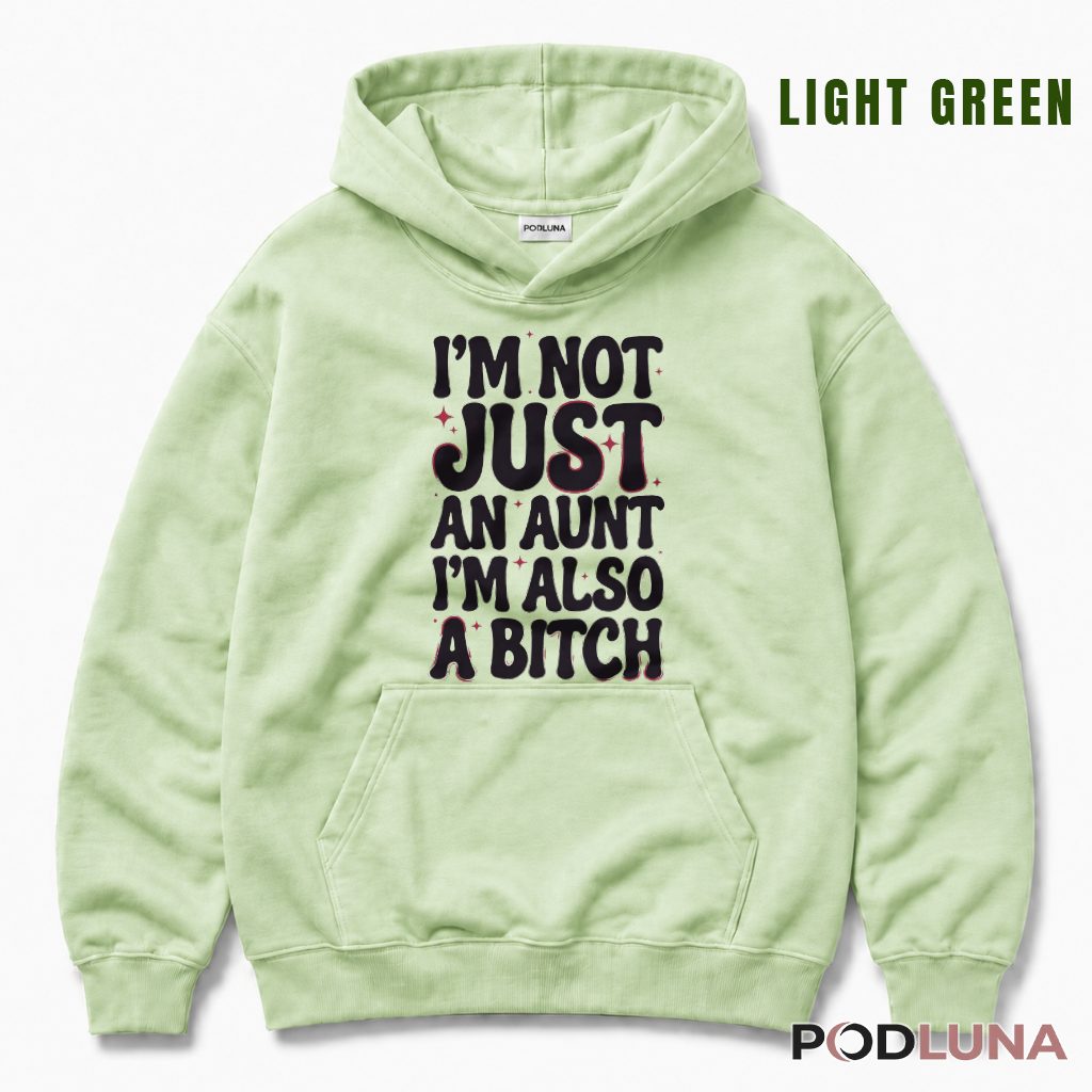 Im Not Just An Aunt Im Also A Bitch Humor Sarcastic Hoodie Im Not Just An Aunt Im Also A Bitch Humor Sarcastic Hoodie