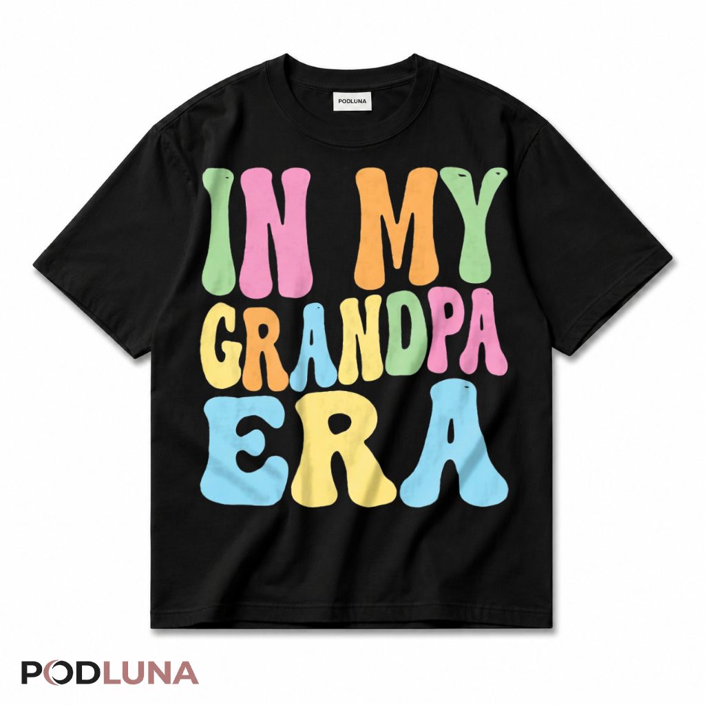 In My Grandpa Era New Grandfather Announcement Gift T-Shirt