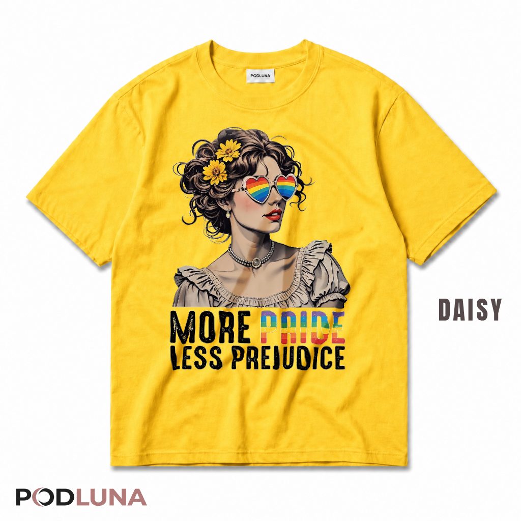More Pride Less Prejudice Rainbow Women T-Shirt