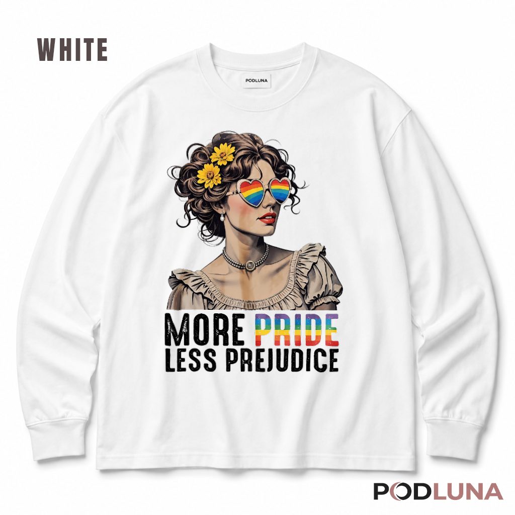 More Pride Less Prejudice Rainbow Women Long Sleeve More Pride Less Prejudice Rainbow Women Long Sleeve