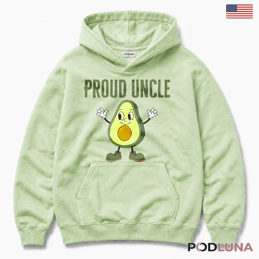 Proud Uncle Funny Avocado Cute Hoodie Proud Uncle Funny Avocado Cute Hoodie