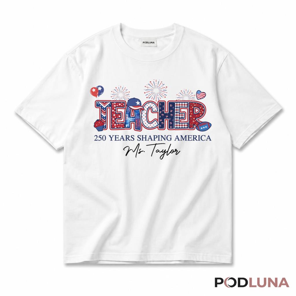 Proud American Nurse 250th Anniversary Patriotic Medical Shirt