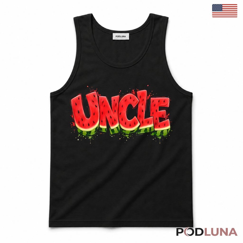 Uncle Watermelon Funny Fruit Summer Gift For Cool Uncle Tank Top Uncle Watermelon Funny Fruit Summer Gift For Cool Uncle Tank Top