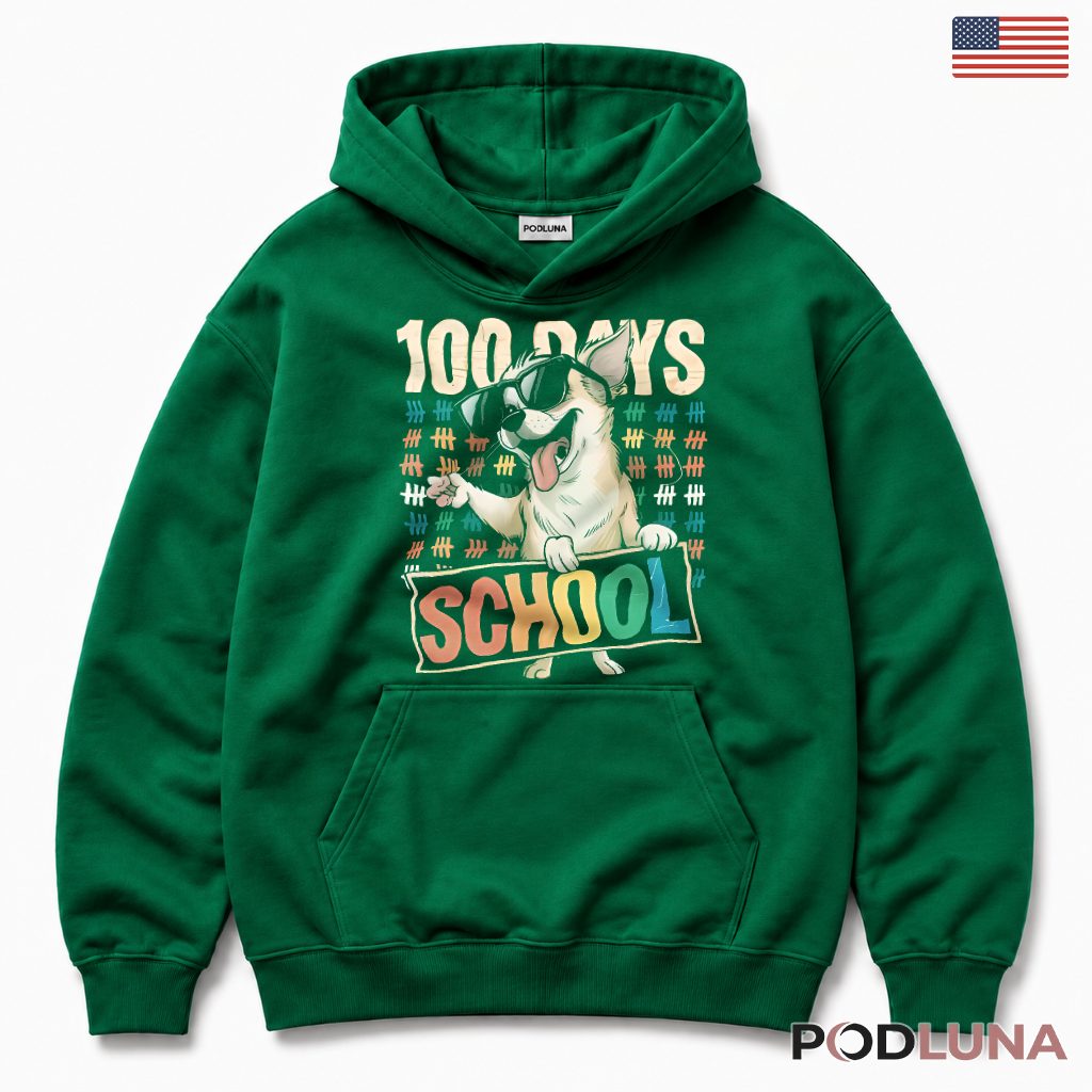 100 Days Of School Funny Son Student Teacher Hoodie 100 Days Of School Funny Son Student Teacher Hoodie