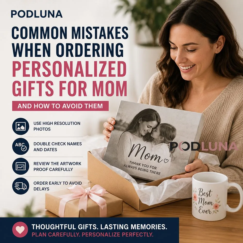 Common Mistakes When Ordering Personalized Gifts for Mom