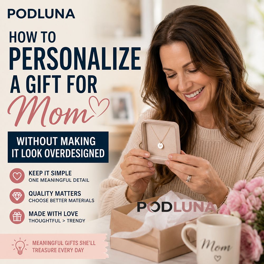 How to Personalize a Gift for Mom Without Making It Look Overdesigned