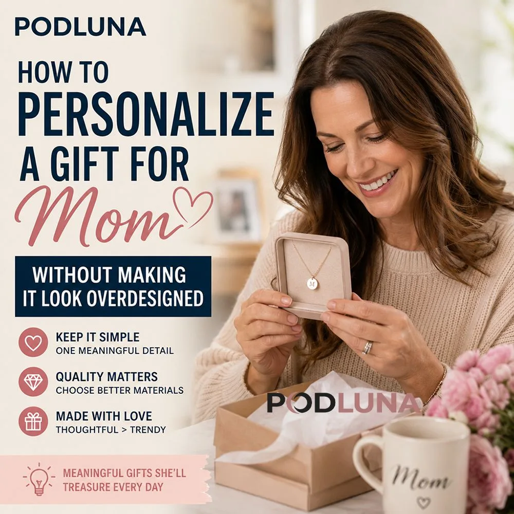 How to Personalize a Gift for Mom Without Making It Look Overdesigned