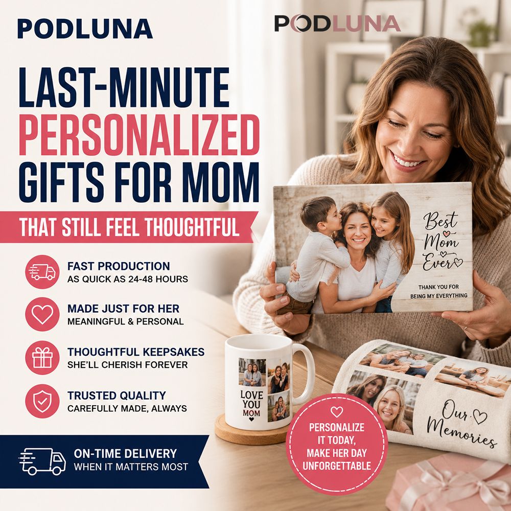 Last-Minute Personalized Gift Ideas for Mom That Still Feel Thoughtful