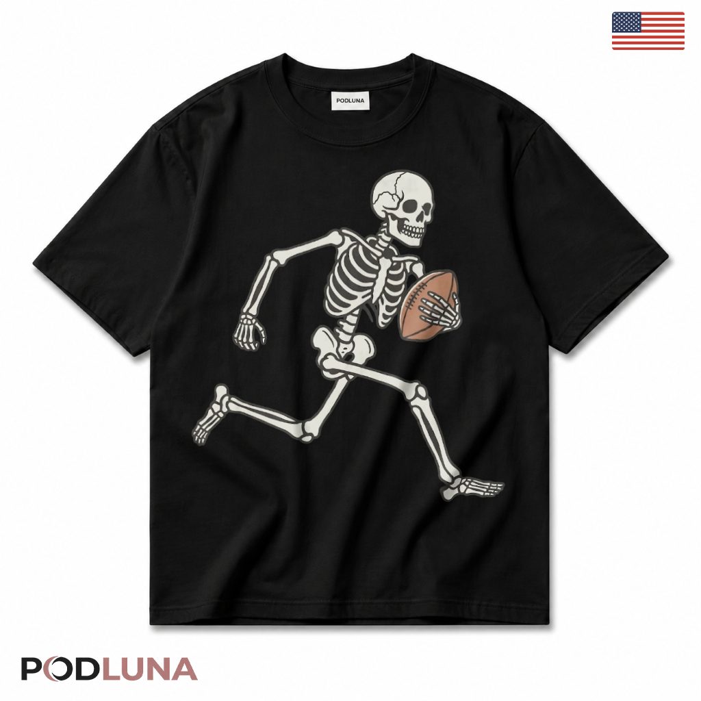 Football Skeleton Sports T-Shirt