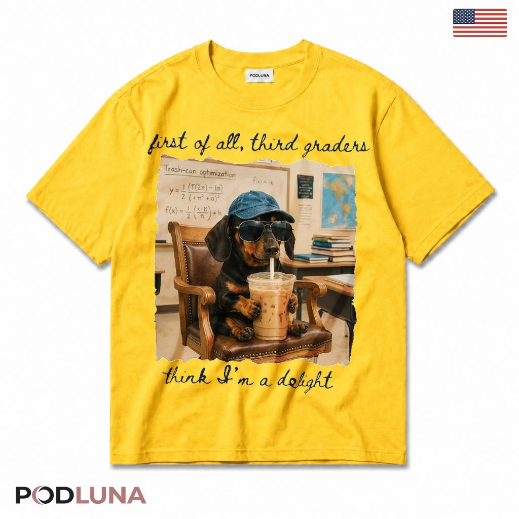 Funny Dachshund Third Grade Teacher T-Shirt 3rd Grade Back To School
