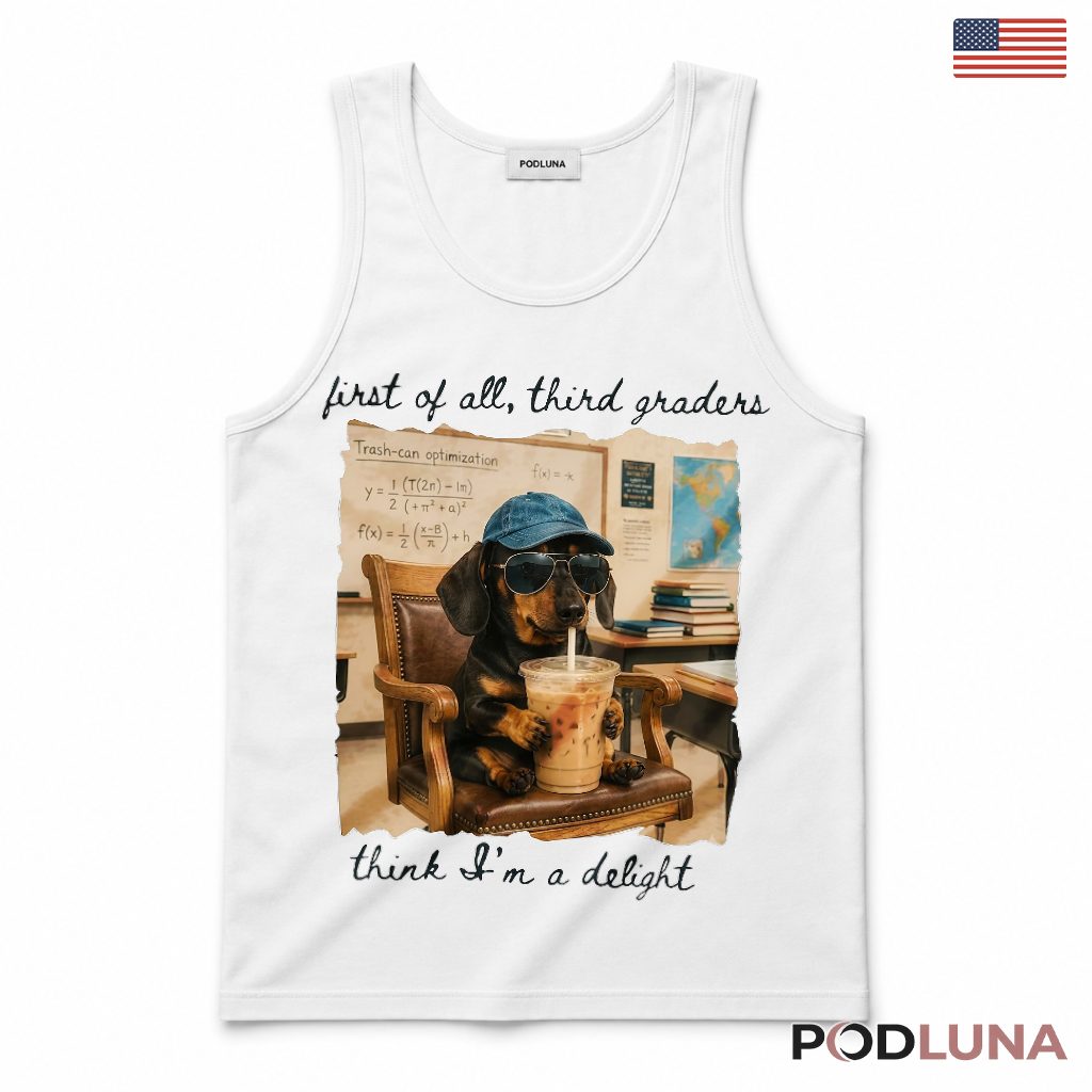 Funny Dachshund Third Grade Teacher Tank Top 3rd Grade Back To School Funny Dachshund Third Grade Teacher Tank Top 3rd Grade Back To School
