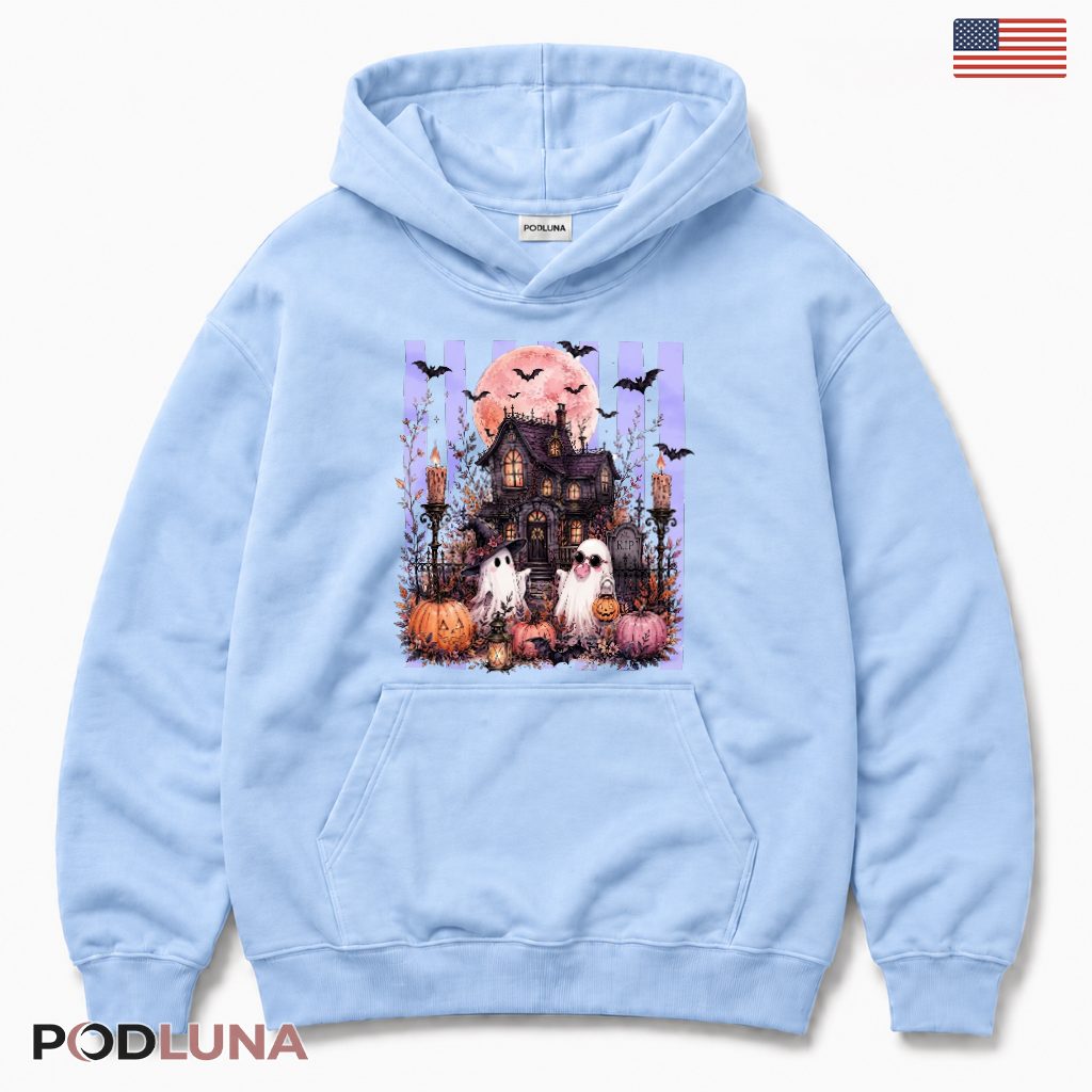 Ghost Pumpkin Haunted Mansion Halloween Hoodie Ghost Pumpkin Haunted Mansion Halloween Hoodie