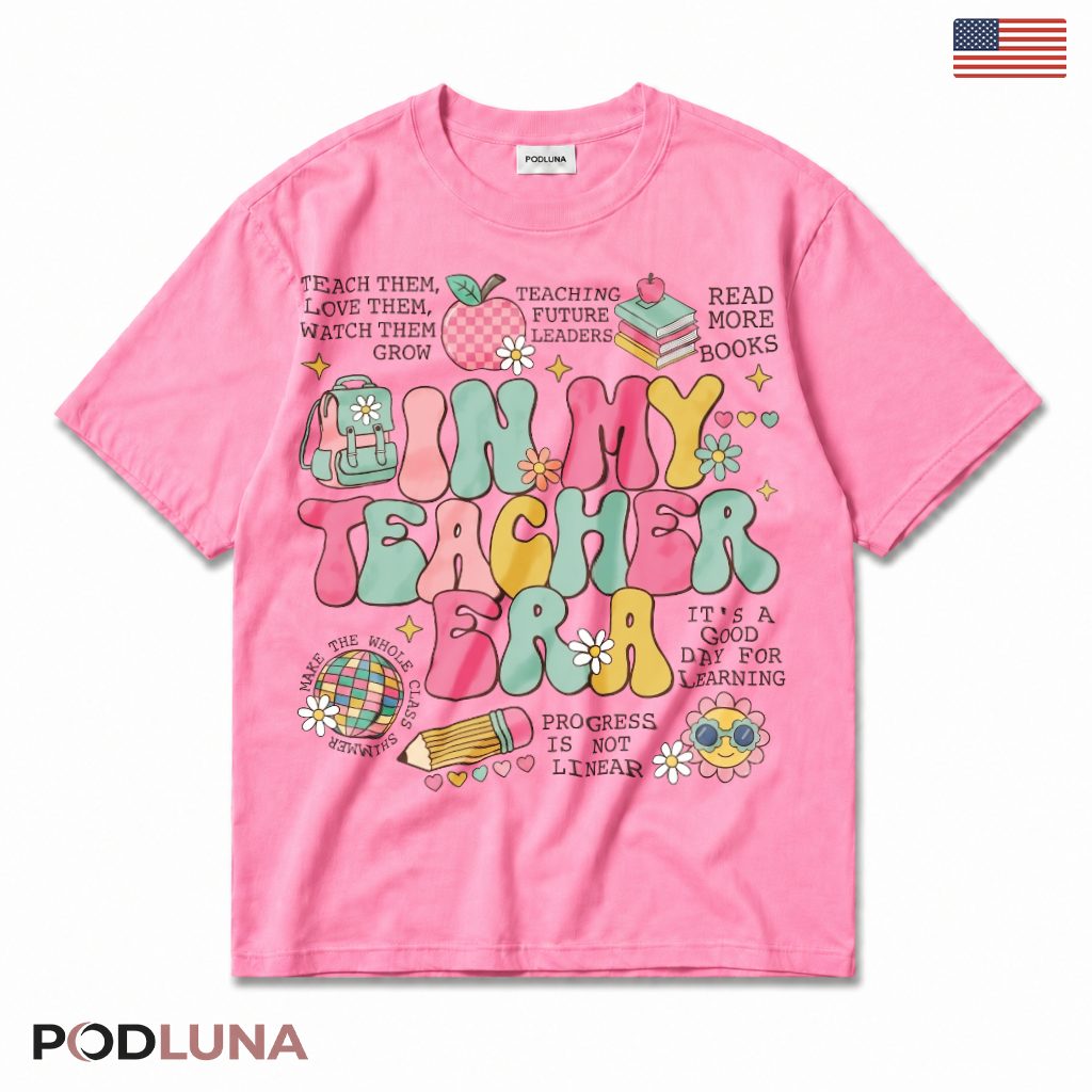 Personalized In My Teacher Era T-Shirt New Teacher Gift