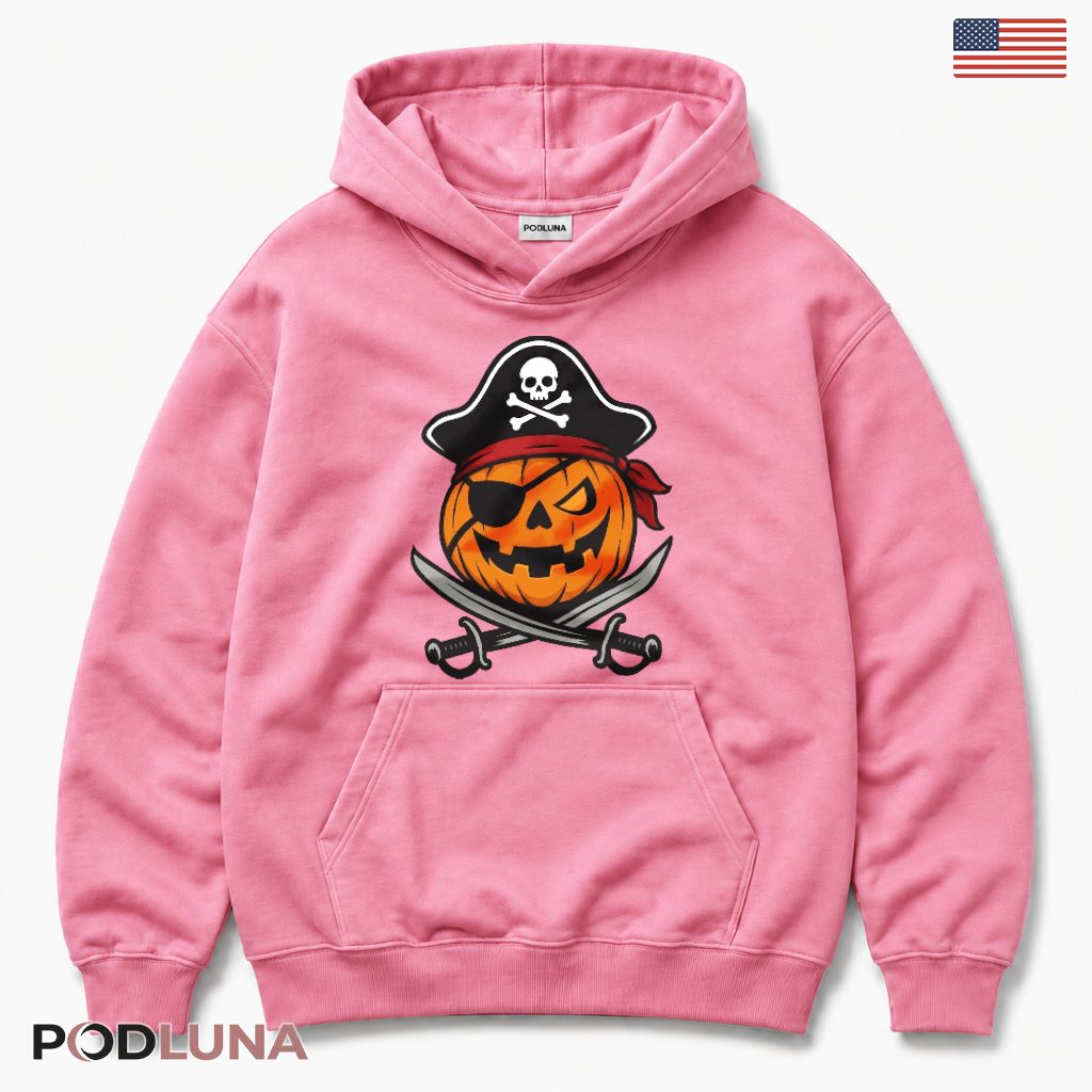 Pirate Jack O Lantern Halloween Hoodie Pirate Jack O Lantern Halloween Hoodie