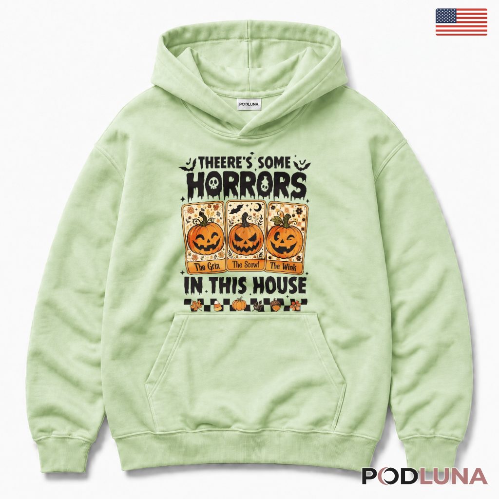 Some Horrors In This House Halloween Pumpkin Hoodie Some Horrors In This House Halloween Pumpkin Hoodie