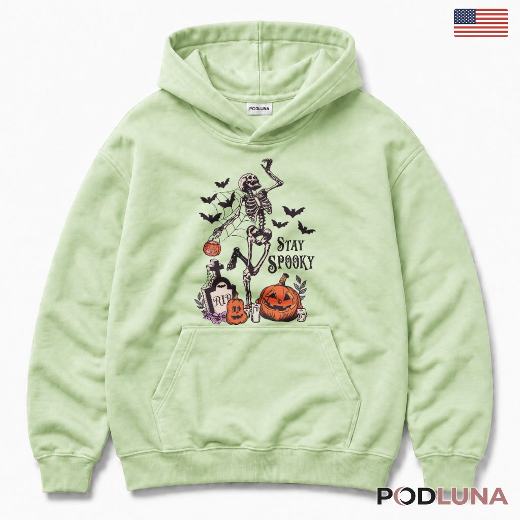 Stay Spooky Skeleton Halloween Pumpkin Hoodie Stay Spooky Skeleton Halloween Pumpkin Hoodie