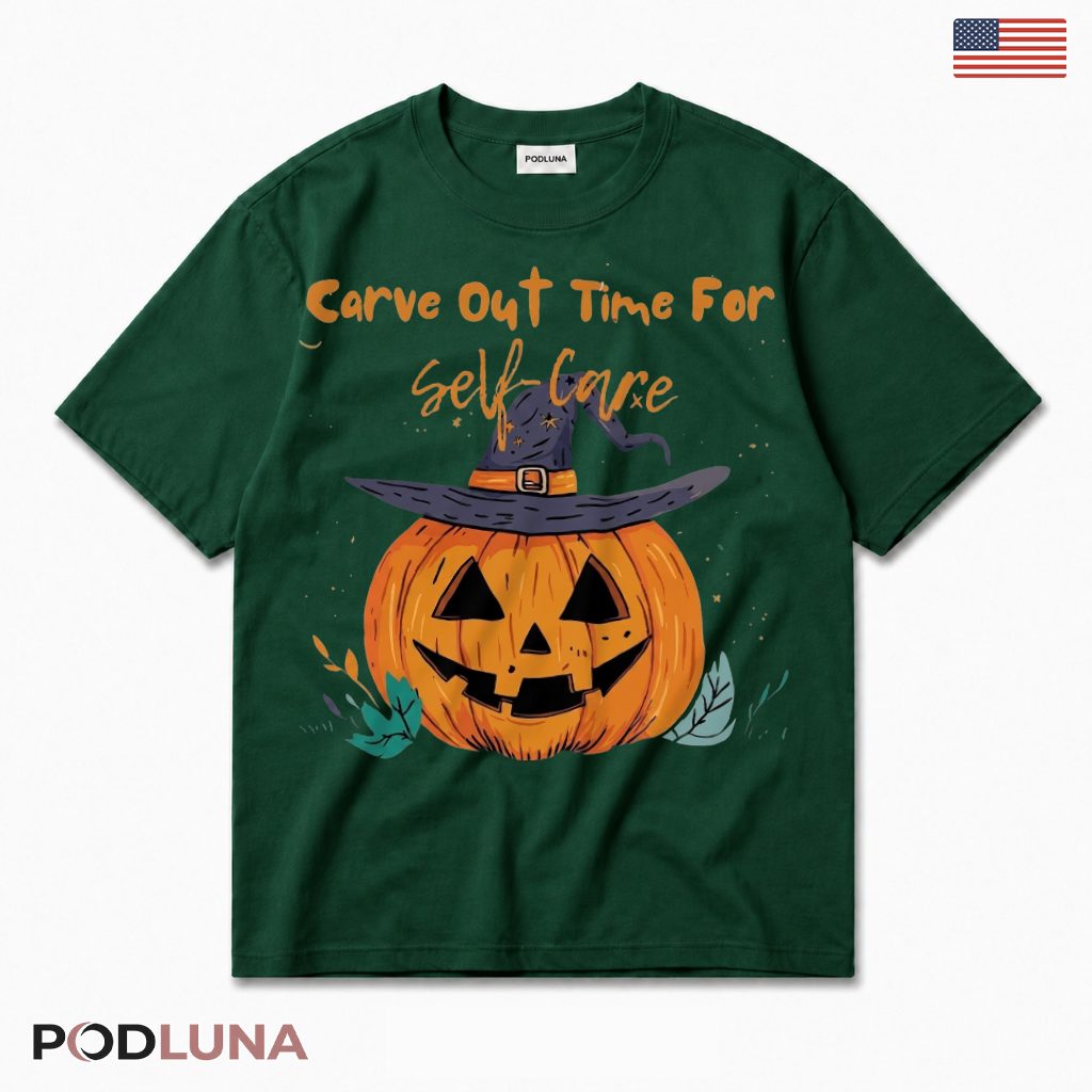 Witch Hat Jack O Lantern Halloween T-Shirt