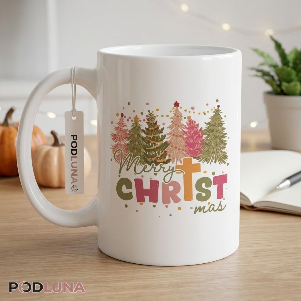 Christmas Coffee Mugs Merry CHRISTmas Cross Christmas Trees Coffee Cup 2 Christmas Coffee Mugs Merry CHRISTmas Cross Christmas Trees Coffee Cup 2