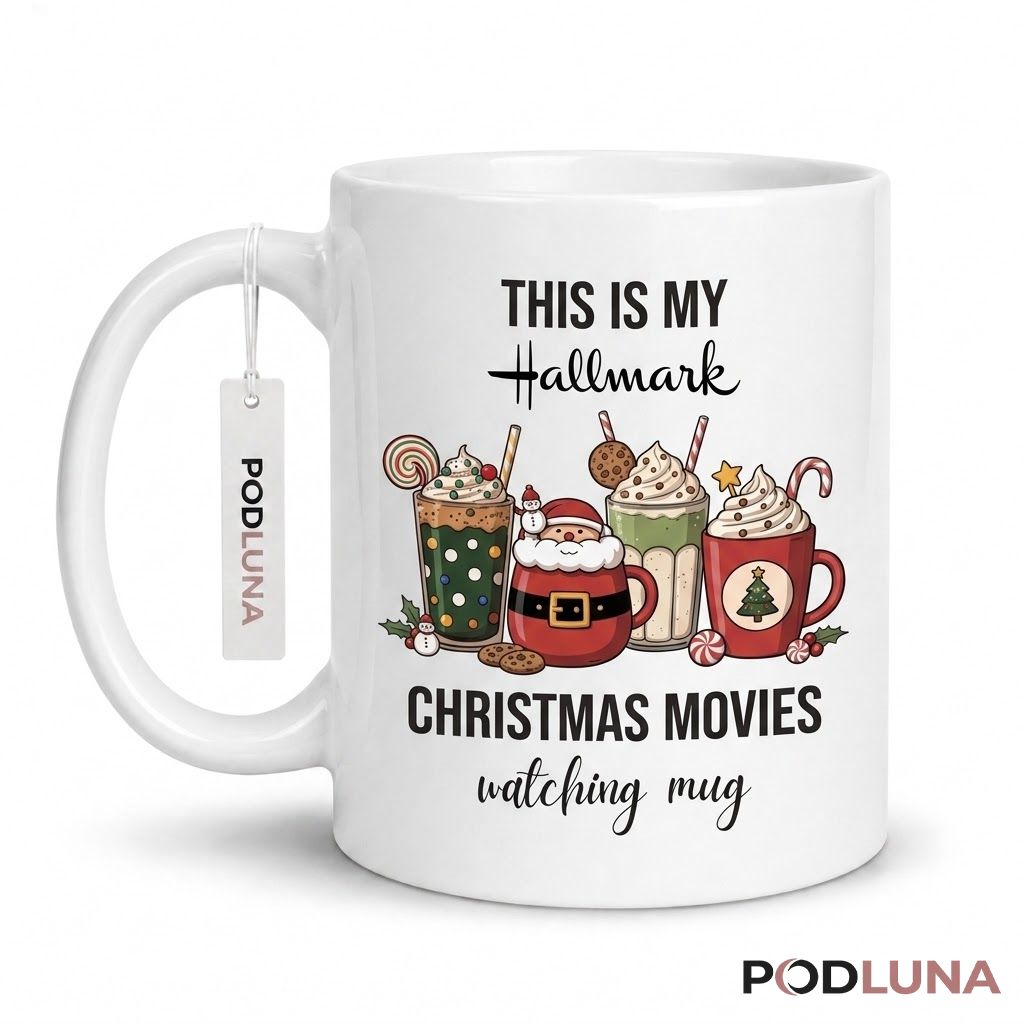 Christmas Coffee Mugs This Is My Christmas Movies Watching Mug 1