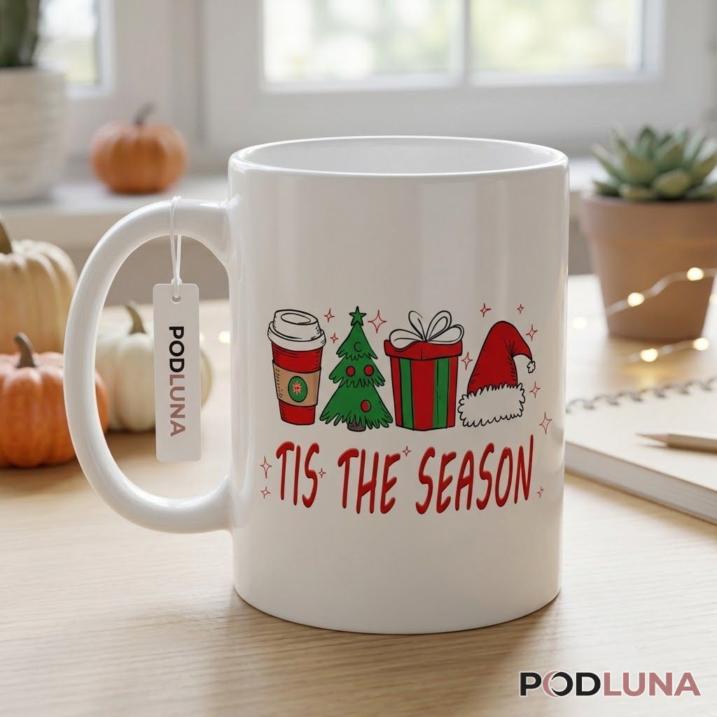 Christmas Coffee Mugs Tis The Season Cute Coffee Cup 2 Christmas Coffee Mugs Tis The Season Cute Coffee Cup 2