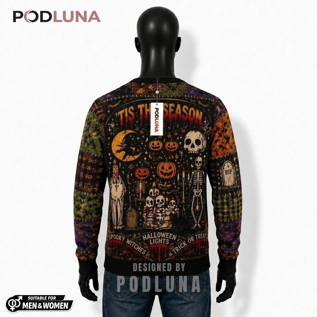 Dripping Halloween Cardigan Skeleton Pumpkin 2 Dripping Halloween Cardigan Skeleton Pumpkin 2
