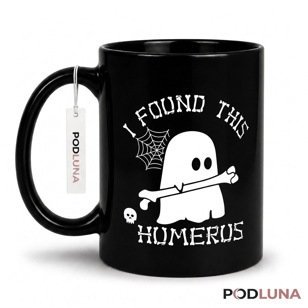 Halloween Ghost Mug I Found This Humerus Funny Pun 1