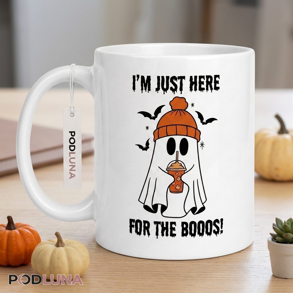 Halloween Ghost Mug Im Just Here For The Boos 2 Halloween Ghost Mug Im Just Here For The Boos 2