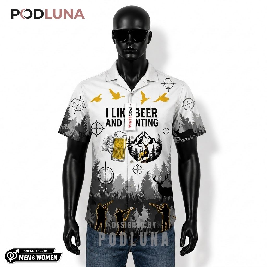 Hunting Hawaiian Shirt Like Maybe People Quote Front